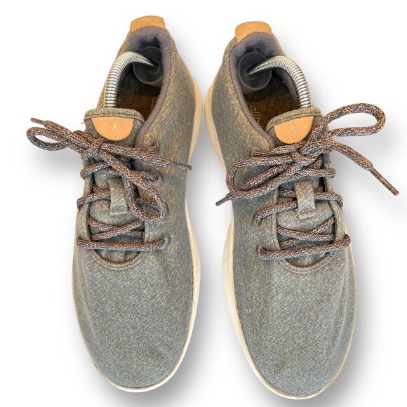 AllBirds Men's Wool Runners Size WR 9 Beige Cream Low Top Lace Up - Picture 5 of 11